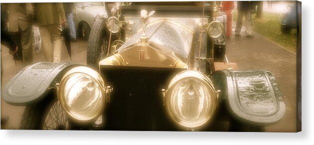 Rolls Royce Acrylic Print featuring the photograph 1920s Rolls Royce Detail by John Colley