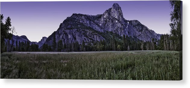 Yosemite Acrylic Print featuring the photograph Leidig Meadow by Nathaniel Kolby