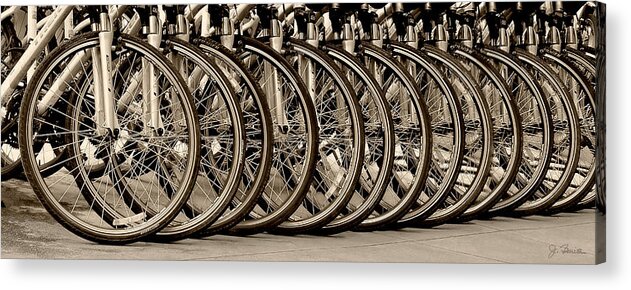 Cycles Acrylic Print featuring the photograph Cycles by Joe Bonita