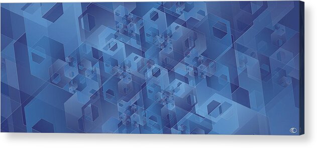 Fibonacci Acrylic Print featuring the digital art Hexentricity 1 by Kenneth Armand Johnson