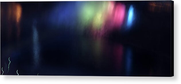 Corday Acrylic Print featuring the photograph Light Paintings - Monet Meditation by Kathy Corday