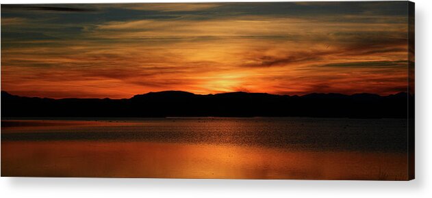 Choteau Acrylic Print featuring the photograph Sunset at Freezeout by Whispering Peaks Photography