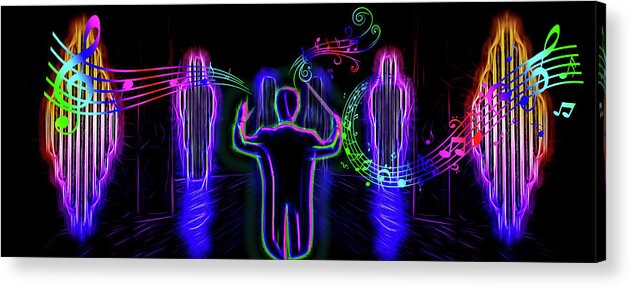 Photography Acrylic Print featuring the photograph The Color of Sound by Paul Wear