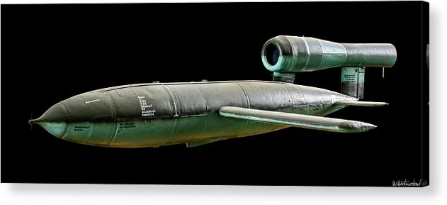 V-1 Acrylic Print featuring the photograph V-1 Flying Bomb by Weston Westmoreland