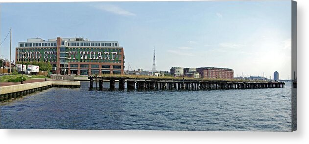 2d Acrylic Print featuring the photograph Bond Street Wharf by Brian Wallace