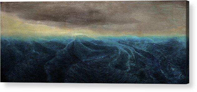  Acrylic Print featuring the painting Sea of Forgetfulness by Kevin Massey