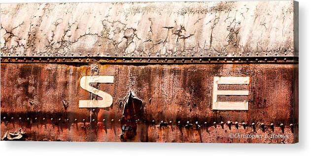 Christopher Holmes Photography Acrylic Print featuring the photograph Weathered #1 by Christopher Holmes