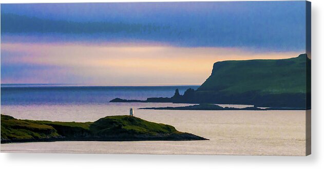 Highlands Acrylic Print featuring the photograph Ardtreck Point Lighthouse by Neil Alexander Photography
