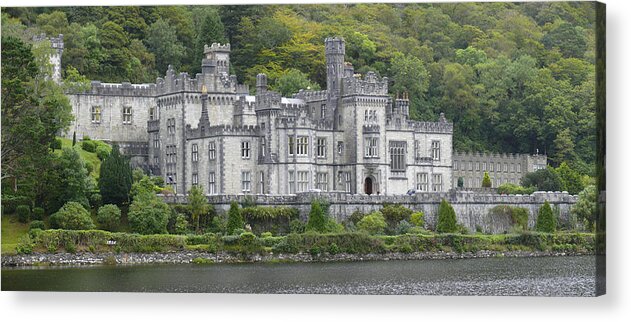 Travel Acrylic Print featuring the photograph Kylemore Abbey by Mike McGlothlen