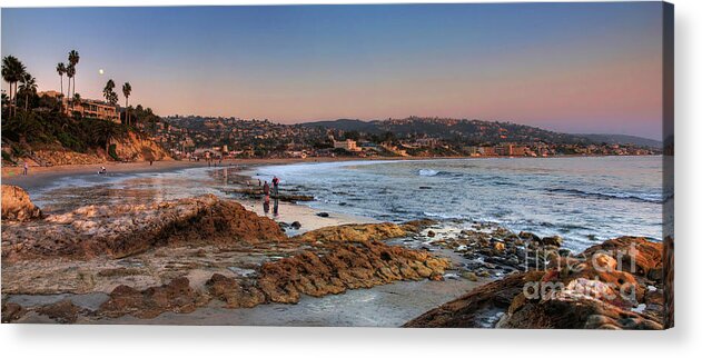 Laguna Acrylic Print featuring the photograph Laguna Beach Panorama by Eddie Yerkish