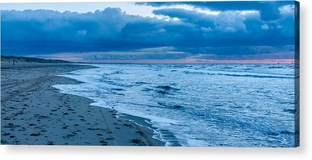 Dutch Acrylic Print featuring the photograph November Beach part 7 by Alex Hiemstra