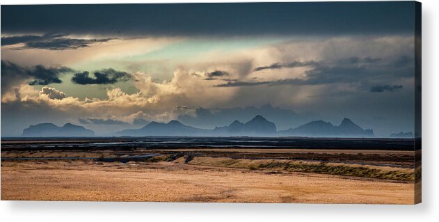 Iceland Acrylic Print featuring the photograph Islands in the Sky by Geoff Smith
