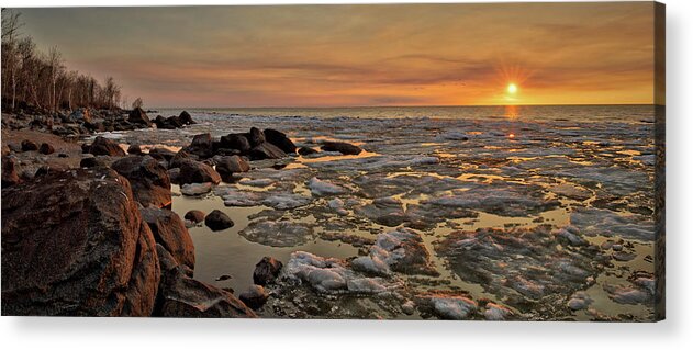 Water Acrylic Print featuring the photograph Melting Waters by Stuart Deacon