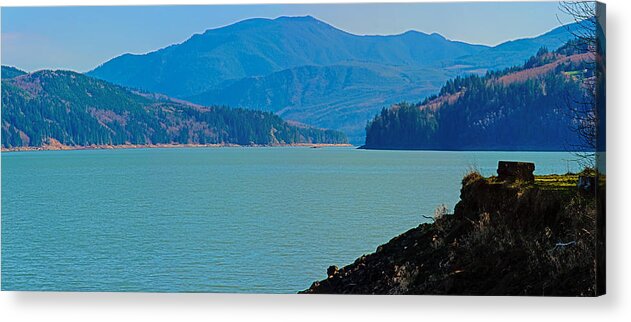 Landscape Acrylic Print featuring the photograph Riffe Lake by Tikvah's Hope
