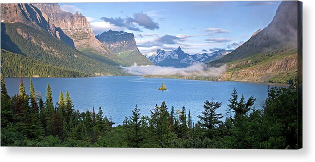Scenics Acrylic Print featuring the photograph Glacier Panorama by Wweagle