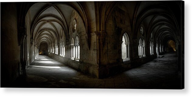 Cloister Acrylic Print featuring the photograph The cloister of prophecy by Micah Offman