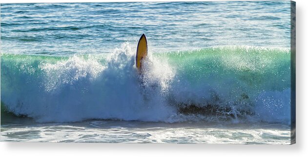 Surf Wipeout Acrylic Print featuring the photograph Wipeout Wave by Chris Spencer