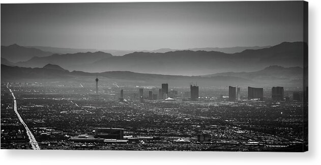 Early Acrylic Print featuring the photograph Sin City Mirage 2 by Local Snaps Photography