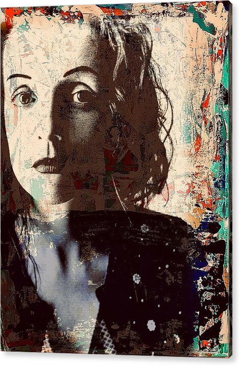 Patty Griffin Acrylic Print featuring the mixed media Patty Griffin by Jayime Jean