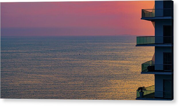 Puerto Vallarta Acrylic Print featuring the photograph Puerto Vallarta Sunsets by Tommy Farnsworth