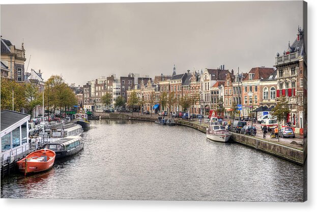 Holland Acrylic Print featuring the photograph The River Bend by Uri Baruch