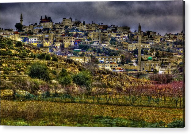 Village Acrylic Print featuring the photograph Dir Rafa by Uri Baruch