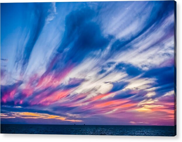 Sunset Acrylic Print featuring the photograph Manzanillo Sunsets by Tommy Farnsworth