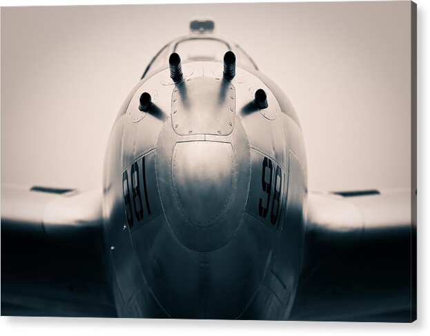 Aeroplane Acrylic Print featuring the photograph Lightning Strike by Jay Beckman