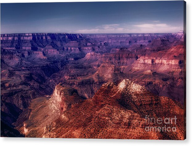 Grand Canyon Acrylic Print featuring the photograph Dawn at the Canyon by Kype Hills