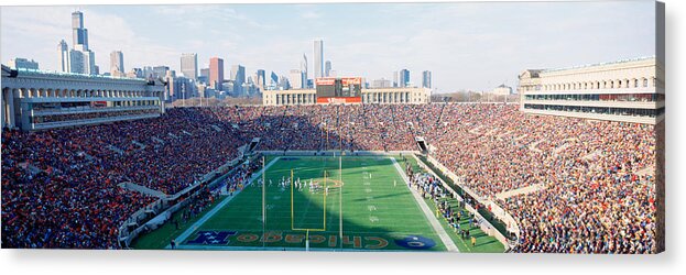Photography Acrylic Print featuring the photograph High Angle View Of Spectators #2 by Panoramic Images