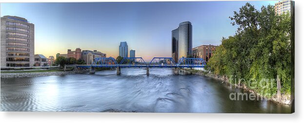 Grand Acrylic Print featuring the photograph Grand Rapids #8 by Twenty Two North Photography