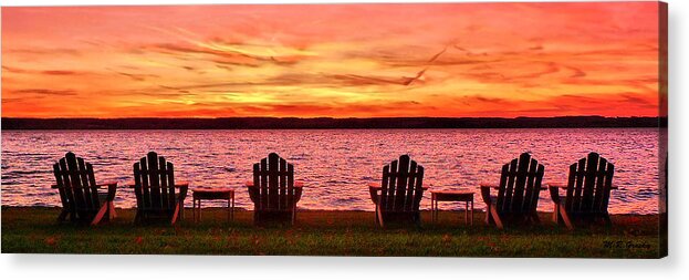 Ny Acrylic Print featuring the photograph Adirondack Panorama by Mitchell R Grosky