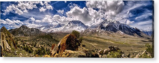 Mountains Acrylic Print featuring the photograph Bishop California by Cat Connor