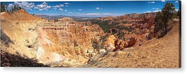 Background Acrylic Print featuring the photograph Bryce Canyon - Utah by Andreas Freund
