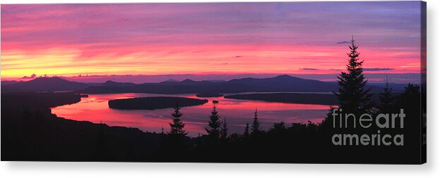 Pink Acrylic Print featuring the photograph Calm Before the Storm by Jane Axman