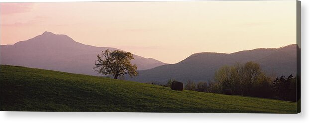 Photography Acrylic Print featuring the photograph Camels Hump Waterbury Vt by Panoramic Images