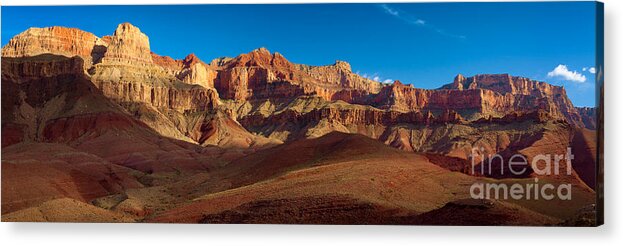 America Acrylic Print featuring the photograph Cardines Panorama by Inge Johnsson