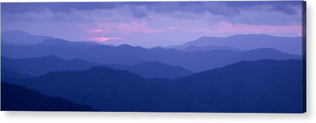 Photography Acrylic Print featuring the photograph Dawn Great Smoky Mountains National by Panoramic Images