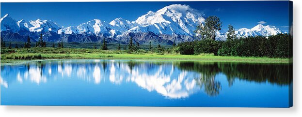 Photography Acrylic Print featuring the photograph Denali National Park Ak Usa by Panoramic Images