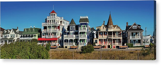 Photography Acrylic Print featuring the photograph Houses On The Beach, Morning Star by Panoramic Images