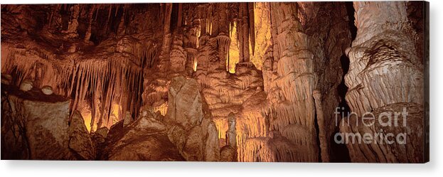 Geology Acrylic Print featuring the photograph Lehman Caves At Great Basin Np by Ron Sanford
