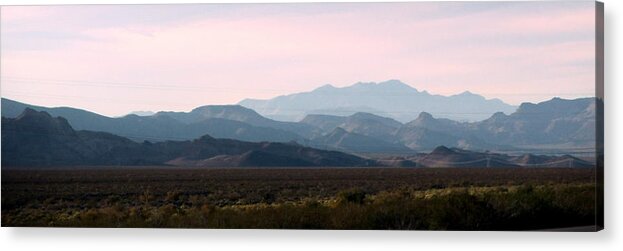Sunset Acrylic Print featuring the photograph Nevada Sunset by Kay Novy