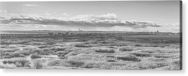 Usa Acrylic Print featuring the photograph North Truro and Provincetown bw by Kate Hannon