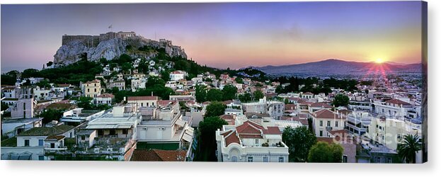 Acropolis Acrylic Print featuring the photograph Athens by Rod McLean