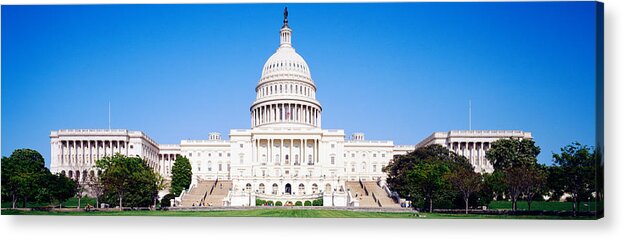 Photography Acrylic Print featuring the photograph Us Capitol, Washington Dc, District Of by Panoramic Images