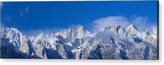 Photography Acrylic Print featuring the photograph Usa, California, Mount Whitney by Panoramic Images