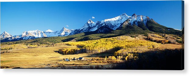 Photography Acrylic Print featuring the photograph Usa, Colorado, Ridgeway, Last Dollar by Panoramic Images