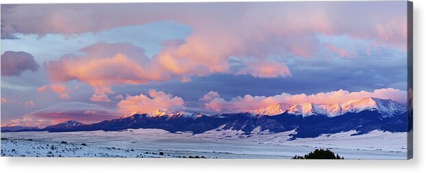 Colorado Photographs Acrylic Print featuring the photograph Winter Sunrise by Gary Benson