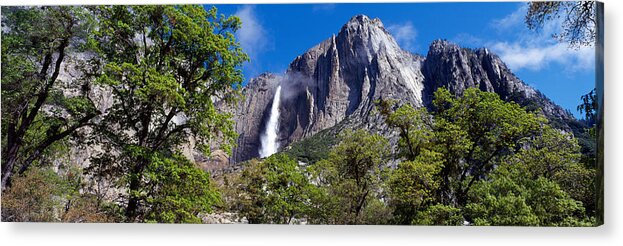 Photography Acrylic Print featuring the photograph Yosemite Falls Yosemite National Park Ca by Panoramic Images
