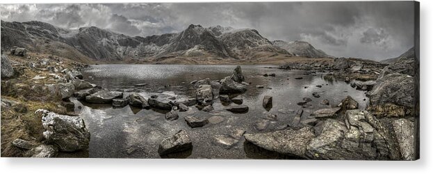 Mountain Acrylic Print featuring the photograph The Devils Kitchen by Andy Astbury